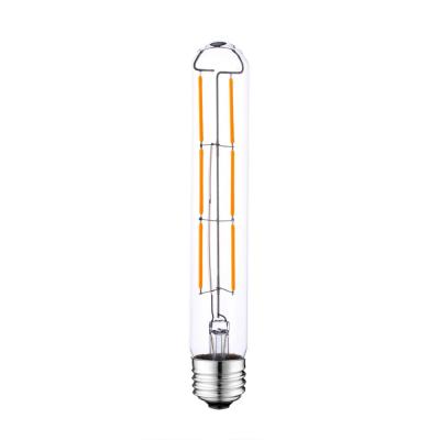 China New Products T10 LED Bulb Warm White Dimmable Glass Tubular Bulbs T30 LED Filament Bulb for sale