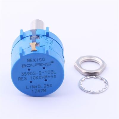 China Hot Selling Rotary Potentiometer 2W 10K 3590S-2-103L 3590S-2-103L Wirewound POT for sale