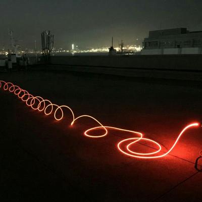 China Lighting industrial product price size 2.5 meter solid fiber 3.5 4 5 6 8 10 12 14 18mm flexible optic core ribbon for lighting light in car for sale