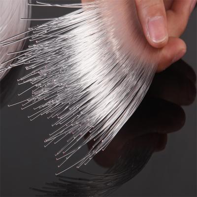 China Factory Sale 0.75 Car Roof 1 1.5 2 2.5 3mm End Glow PMMA Plestic Fiber Optic For Ceiling Star Fiber Optic Lighting for sale