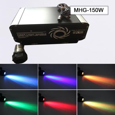 China Fiber Optic Lights High Power 150w Metal Halogen Fiber Optic Cold Light Light Source Engine for sale