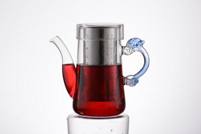 China Double wall glass, Heat-resistant  glass teapot, borosilicate glass tea set, Espresso, Latte, Cappuccino cup for sale