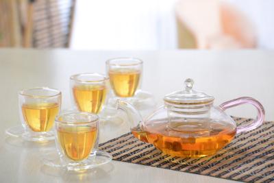 China Double wall glass, Heat-resistant  glass teapot, borosilicate glass tea set, Espresso, Latte, Cappuccino cup for sale