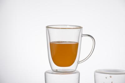 China Double wall glass, Heat-resistant  glass cup, borosilicate glass, Espresso, Latte, Cappuccino cup for sale