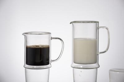 China Double wall glass, Heat-resistant  glass cup, borosilicate glass, Espresso, Latte, Cappuccino cup for sale