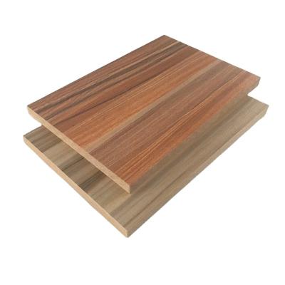 China Moisture-Proof 18mm Melamine faced veneer plain wood waterproof MDF board for furniture decoration for sale