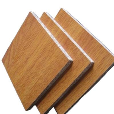 China Industrial 12mmm Durable melamine chipboard laminate sheet rice husk particle board for kitchen cabinet for sale