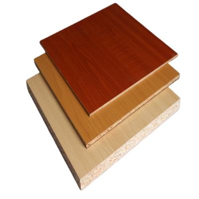 China Industrial cheap 15mm 18mm 25mm high density melamine double side particle board for building for sale