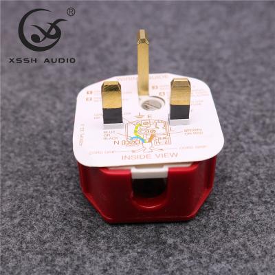 China YIVO XSSH Mk DIY 3 Pin High Quality High Fidelity Residential/Multipurpose Power Male UK Audio Industrial Connectors Jack for sale