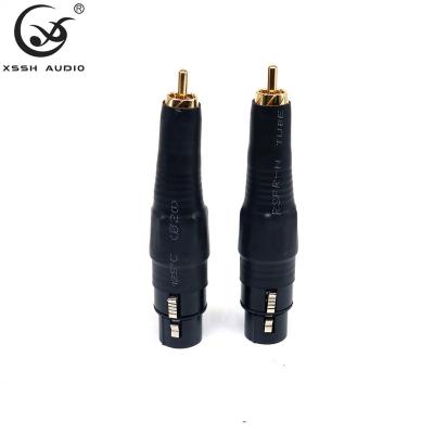 China audio & YIVO XSSH Copper Video High Fidelity Audio Video Tape Plated Terminal Jack RCA Plug Connectors for sale