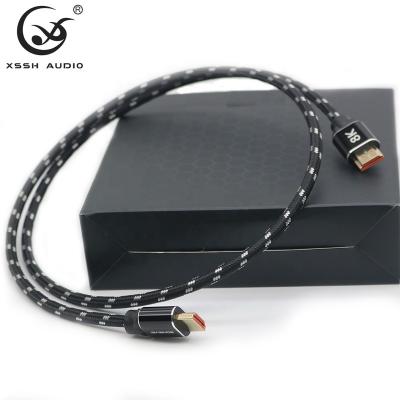 China High fidelity audio & ODM DIY 8K High Fidelity Cable YIVO XSSH Video Cable High End Data Cable USB Audio Clear Retractable Data Cable for sale