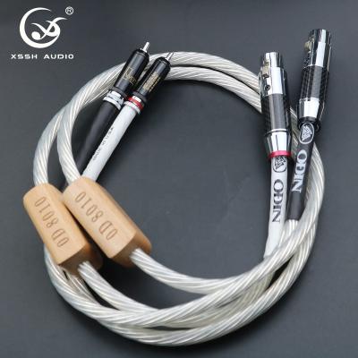 China YIVO XSSH 3 Pins XLR Connector High Fidelity High Quality Plug To RCA Plug Balance Signal Cable RCA XLR Audio And Video Cables for sale