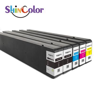 China ShinColor COMPATIBLE T887 T8871-T8874 New 4 Colors Ink Cartridge Compatible With Dye Ink For Epson Workforce Enterprise Wf-c17590 for sale