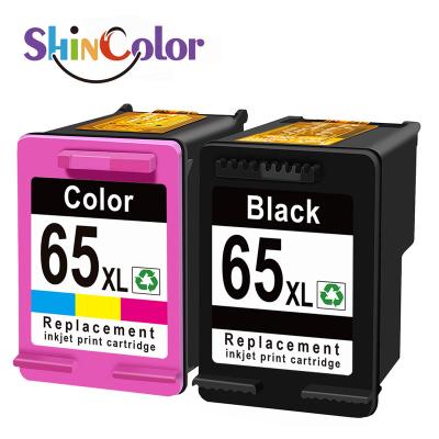 China ShinColor 65XL Color Re-manufactured Premium Remanufactured Ink Cartridge For HP65 HP65XL For Hp Deskjet 3720 3752 2621 2655 Printer for sale