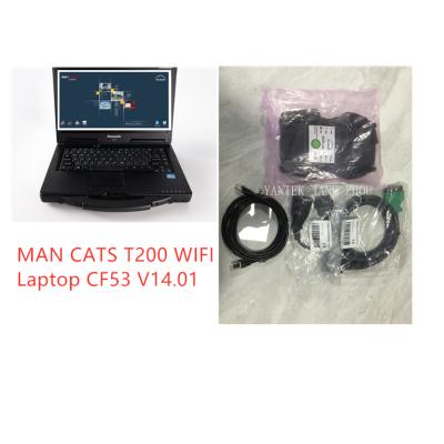 China For High Quality MAN Scanner MAN CATS T200 WIFI Enthernet Heavy Duty Version With CF53 Software v14.01 for sale