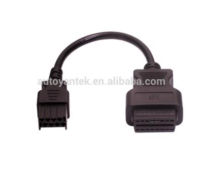 China Jaltest Industrial Diagnostic Interface Cable JDC201A Work For Jaltest Link Units Volvo OBD2-16P Female To VOLVO-8P Female for sale