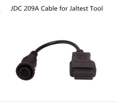 China Industrial Truck Diagnostic Tool Cable Jaltest JDC209A Replacement Work For Jaltest Link Units OBD2-16P Female To AMP-16P Female for sale