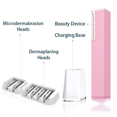 China Mini USB Dermaplaning Scalpel Microdermabrasion Electric Facial Tool for sale