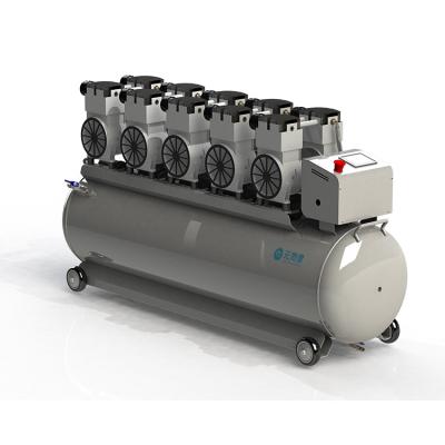 China Wholesale Lubricated Roller Lubricated Quiet Box Shaped Oil Free Oil Free Air Compressor for sale