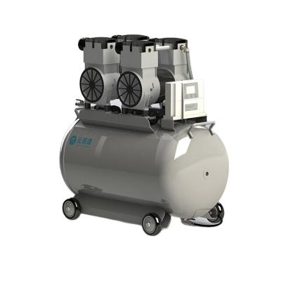 China Portable Best Price Amount Lubricated Silent Medical Oil Free Dental Air Compressor for sale
