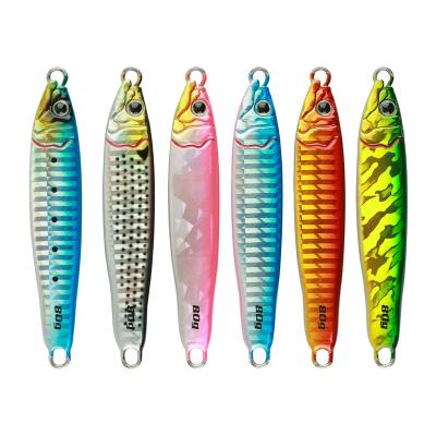 China Pro Bait Rig Metal Bait Rig Jigs Leurre De Peche Chinois Isca Bait Boats 60g 80g Fishing Lures Saltwater MJ088 for sale