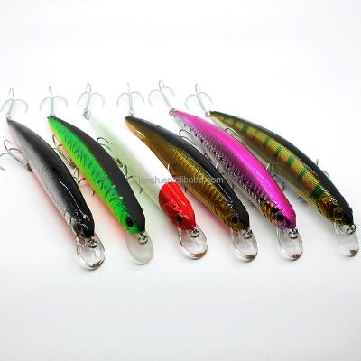 China Wholesale High Quality Hard Body 20g Minnow Bait Japan 13cm ABS Fishing Lures Bass Fresh Saltwater Hooks 4# VMC for sale