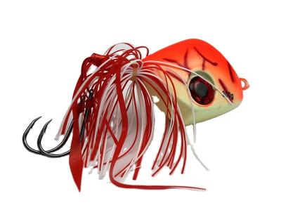 China Saltwater Fishing Lure CASTFUN 300g Lead Jig Head With Aid Hook Saltwater Lure Madai Jigging Jig For Bass Fishing Lures for sale