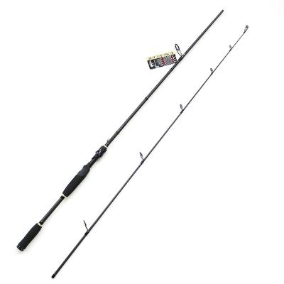 China Carbon In Stock 1.98m 2.1m Section 2 Spinning Rod Carbon Fishing Rod for sale