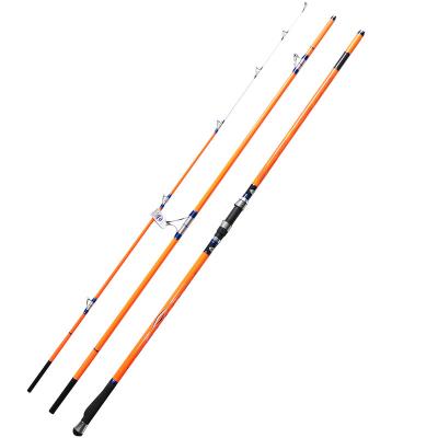 China Carbon CASTFUN 3 Section Surfcasting Rod Cindy Surf Rod 4.2m FUJI Carbon Fiber Fishing Rods for sale