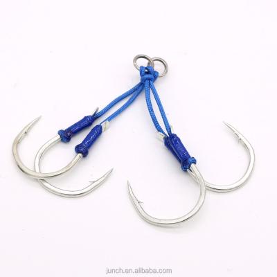 China SJ38 1/0 Stainless Steel Helper Hooks 2/0 3/0 4/0 5/0 7/0 Building Hooks Fihisng Helper Hooks for sale