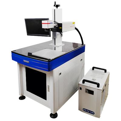 China Laser Marking Economic Desktop Type UV Laser Marking Machine In Water Cooled for sale