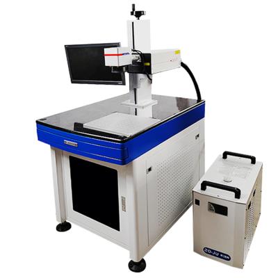 China Laser Marking 355 Nanometer UV Laser Wavelength 300-100 KHz 3W 5W 10W Laser Marking Machine for sale