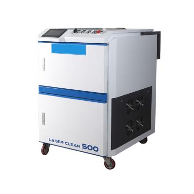 China Wholesale Price Stainless Steel Metal Surface Rust Removal Fiber Laser Cleaning Machine for sale