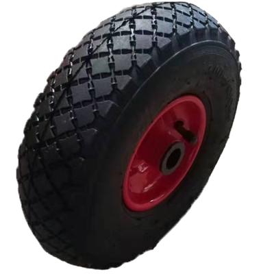 China Industry 10 Inch 3.00-4 3.50-4 Wheel Trolley Pneumatic Rubber Tire for sale