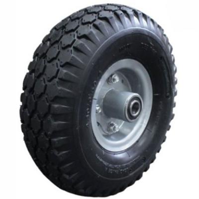 China Building Material Stores Size 10 Inch 4.10 / 3.50-4 3.50-4 Cart Pneumatic Wheel for sale