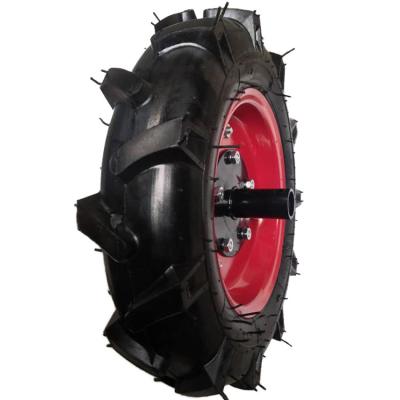 China Hotels 400x10 Assembly Wheel 4.00-10 Agricultural Tractor Tire With Steel Rim For Russia for sale