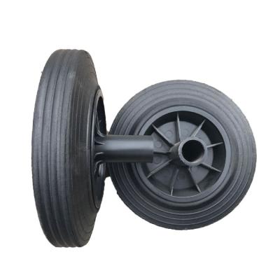 China Trash Bin Wheel Rubber Solid Wheel For Trash Can for sale