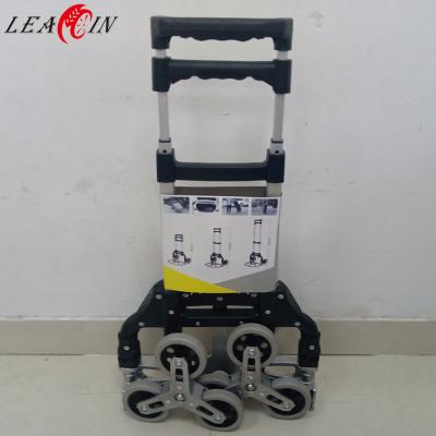 China Hot Sale Six Wheel Hand Shopping Foldable Six Wheel Trolleys For Climbing Stairs for sale