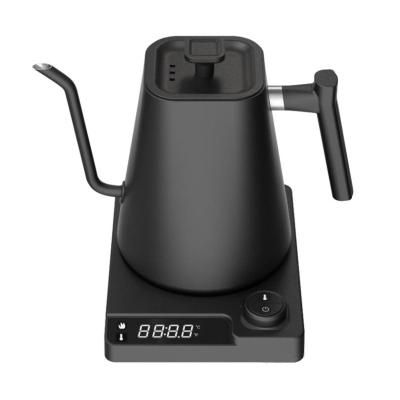 China 360 Degree Rotating Base Pour Over Temperature Control Kettle Gooseneck Kettle Stainless Steel Fast Heating Electric Tea Kettle For Coffee Tea Brewing for sale