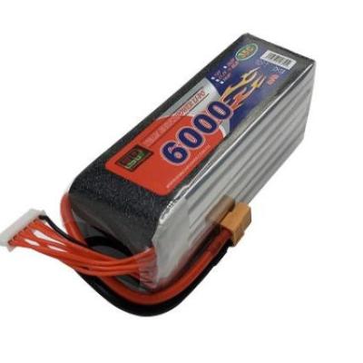 China Toys XW 6S 22.2V 6000mAh 35C LIPO Battery For UAV Drone for sale