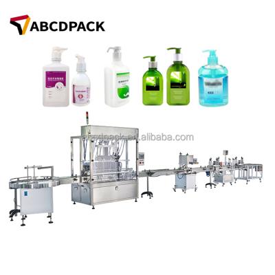 China Vegetable Beverage Olive Oil Filling And Capping Machine Shampoo Vinegar Sunflower Oil Product Production Line for sale