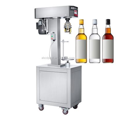 China Semi-automatic Beverage Wine Bottle Machine Olive Oil Bottle Aluminum Ropp Capping Machines for sale