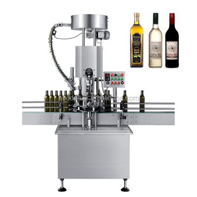 China Automatic Aluminum Olive Oil Ropp Capping Machine 4 Head Food Ropp Capping Machine for sale