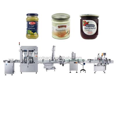 China Food Customized Mayonnaise Bottle Filling Machine Ketchup Filling Packing Equipment for sale