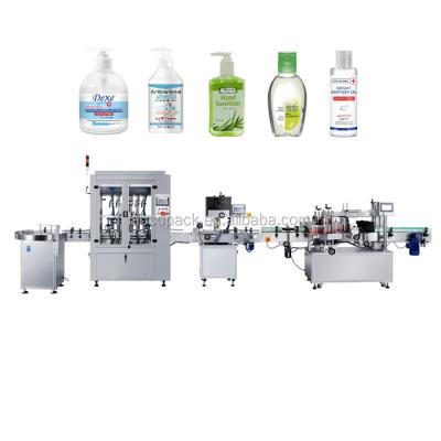 China CE standard automatic hand sanitizer 30-1l with pump cap equipment filling machine liquid 1 liter bottle for sale