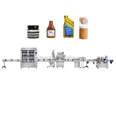 China GARMENT Automatic Lotion Filling Machine Modified Milk Condensed Milk Filling Production Line for sale