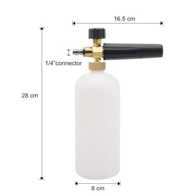 China China-chic New Adjustable 1L Soap Foam Cannon Snow Foam Lance For Cleaning for sale