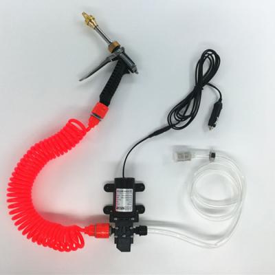 China High pressure plastic and stainless steel car washer machine with 12v mini water pump for sale