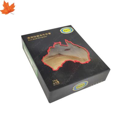 China China Factory Wholesale Recyclable Folding Meat Food Shipping Packaging Hot-selling Promotional Box for sale