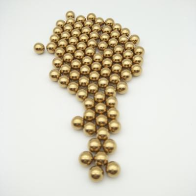 China Brass Valve Balls 6.35mm 0.5mm to 30mm Manufacturer Supplied, High Quality Solid Brass Ball 1/4 Inch Sphere For Sale for sale